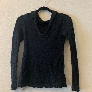 Navy Blue Long Sleeve Sweater